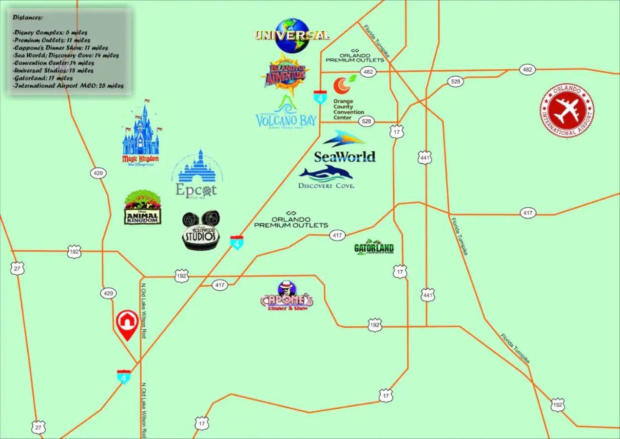 Epic Family Fun! Games & Theme Room, Pool - Encore Resort, Near Disney Orlando Ngoại thất bức ảnh